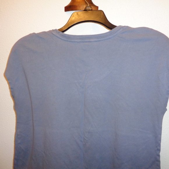 Daisy Fuentes Top Size Large Blue - Picture 7 of 9